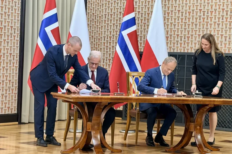 Norge og Polen signerte erklæring om strategisk partnerskap